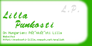 lilla punkosti business card